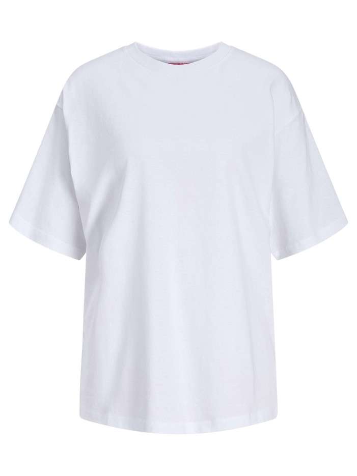 T-shirt en coton blanc à...