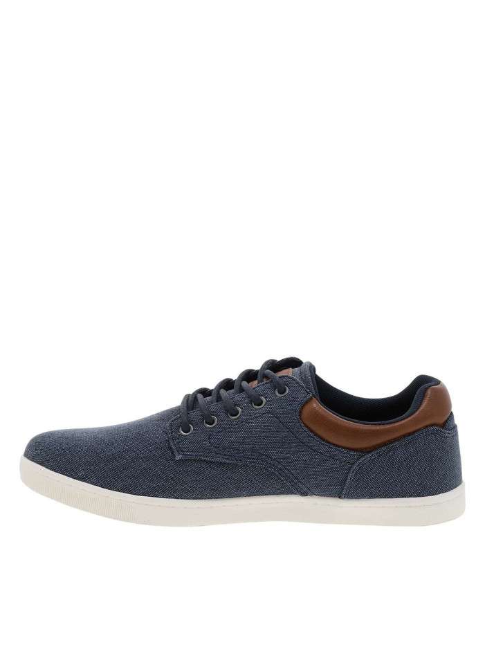 Baskets toile basse marine...