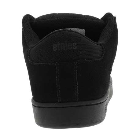 Baskets skate en cuir noires avec un talon plat et des lacets - Image 6