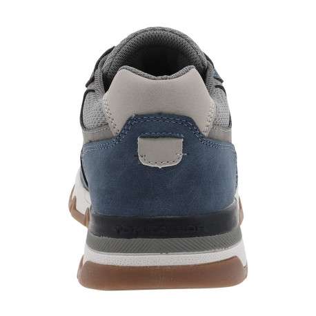 Baskets running bleu marine avec un talon plat et des lacets - Image 6