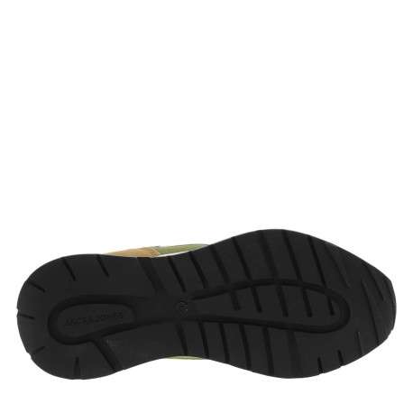 Baskets running vertes avec un talon plat et des lacets tressés - Image 5