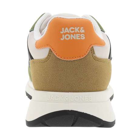 Baskets running vertes avec un talon plat et des lacets tressés - Image 6