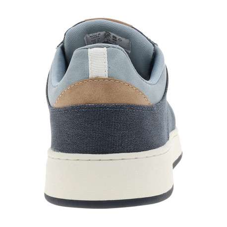 Basket basse bleu marine à talon plat avec un patch sur la languette - Image 6