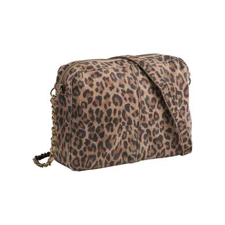 Sac à bandoulière en cuir de vache orné d'un motif animalier - Image 2