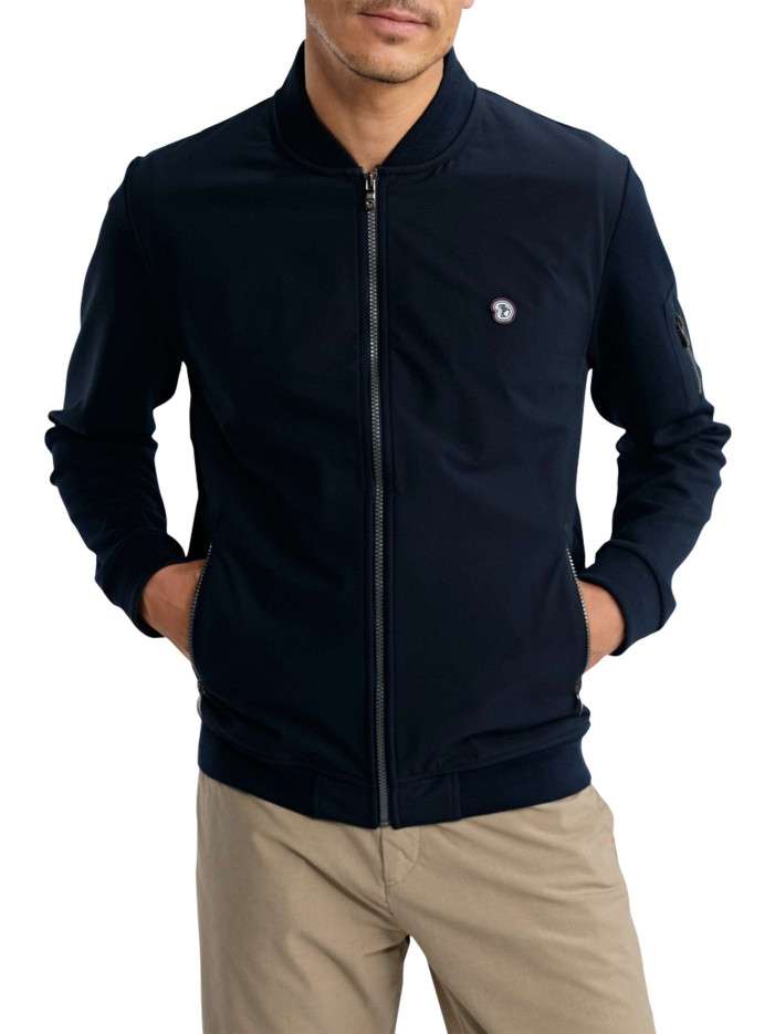 Sweat zippé en coton...