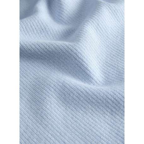 Débardeur bleu uni pourvu d'une coupe ajustée et d'un col carré - Image 8