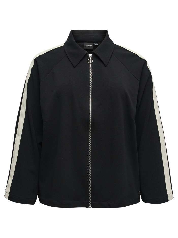 Veste noire à coupe droite...