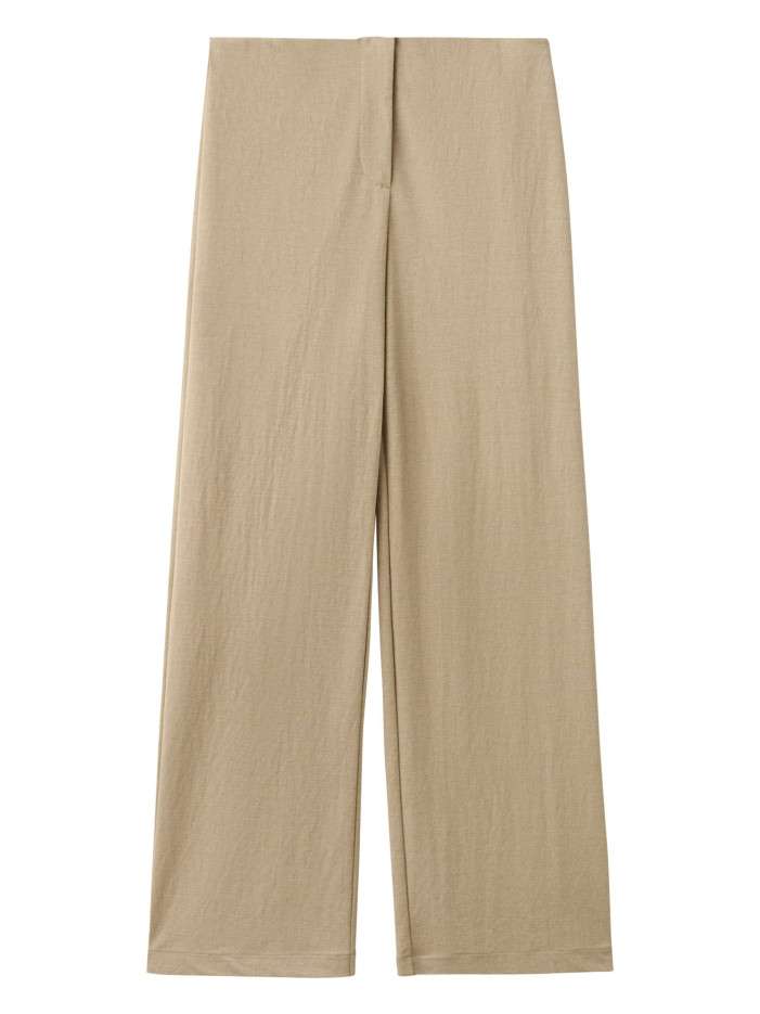 Pantalon chino chocolat uni...