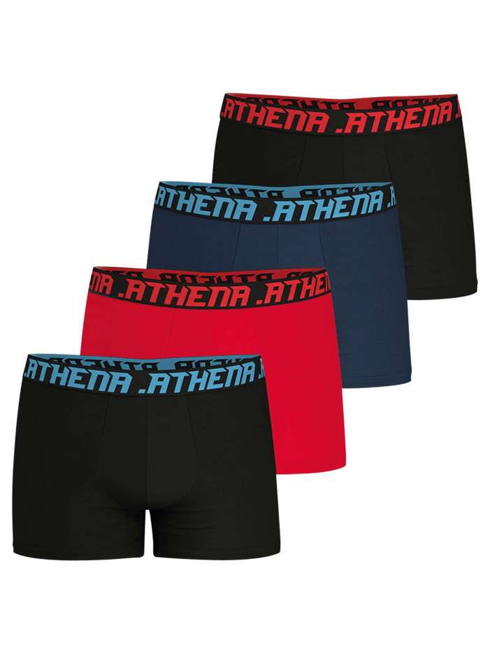 Lot de 4 boxers en coton...