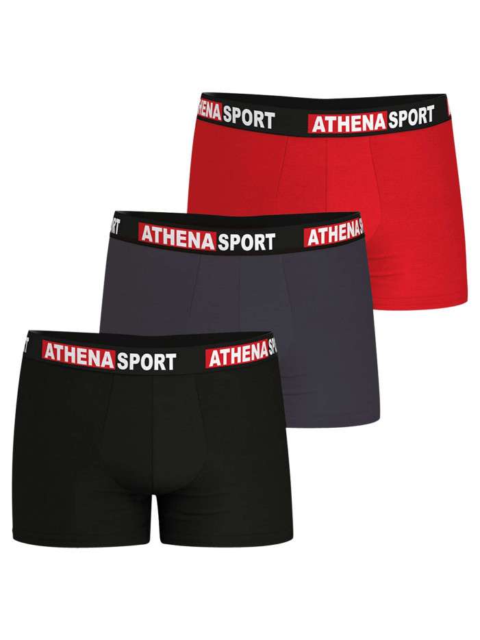 Lot de 3 boxers en coton...