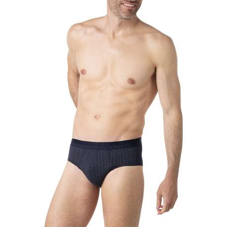 Lot de 3 slips en coton multicolores unis avec une taille élastiquée - Image 3