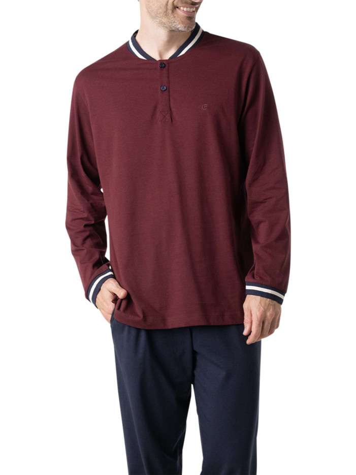 Pyjama long en coton...