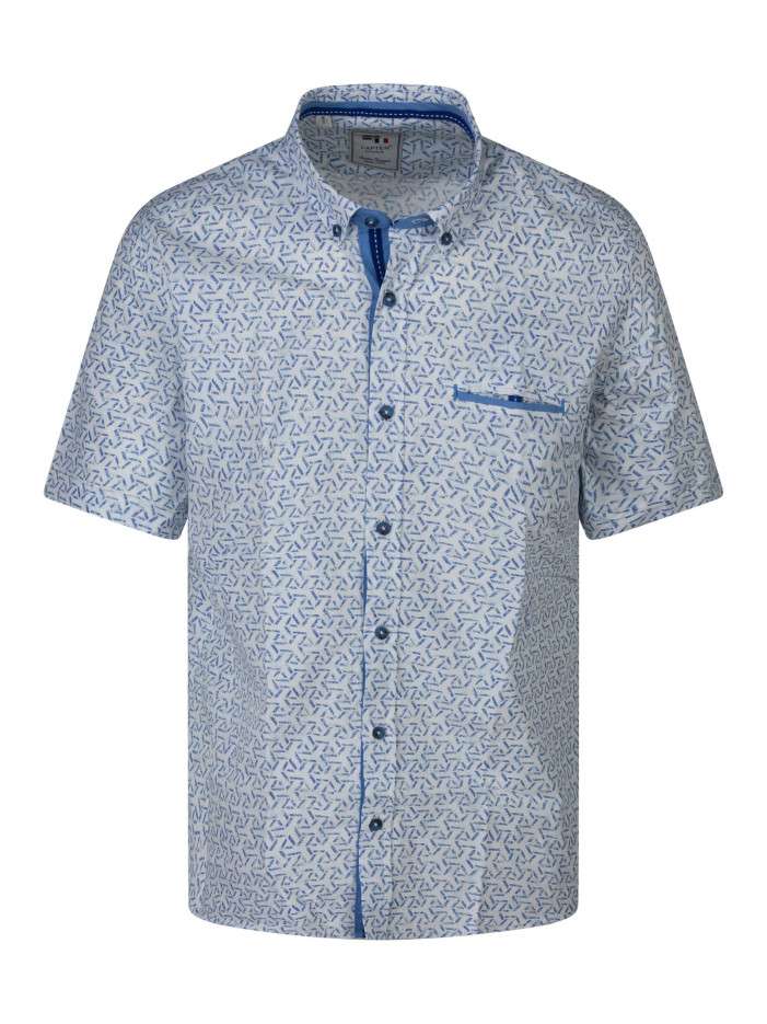 Chemise blanche à motifs...