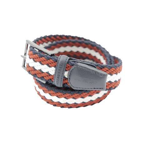 Ceinture multicolore en maille tressée pourvue d'une boucle à ardillon - Image 3