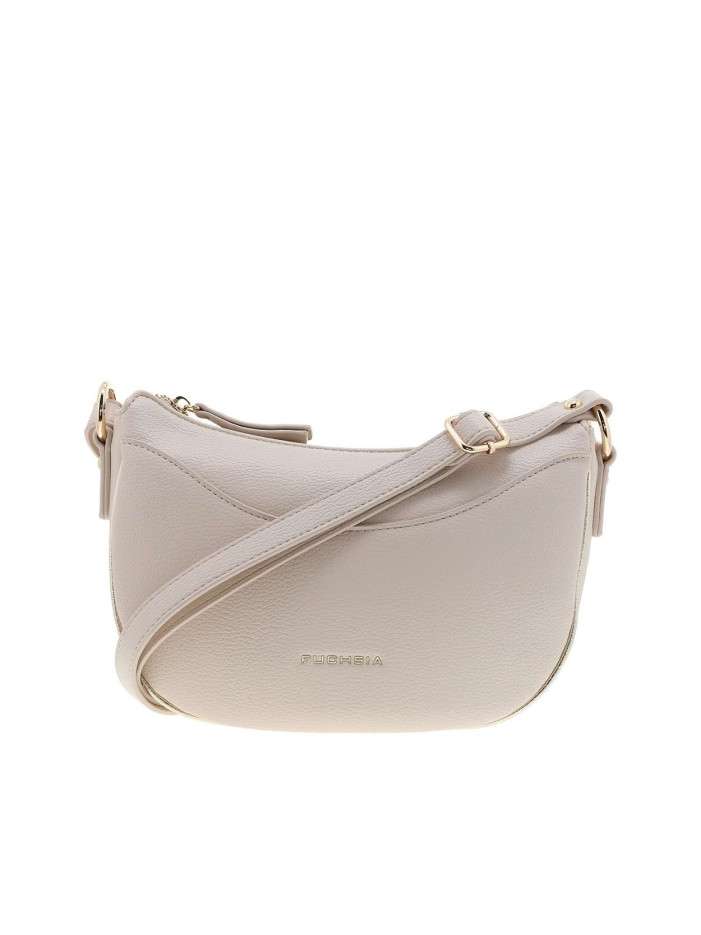 Sac à bandoulière beige uni...