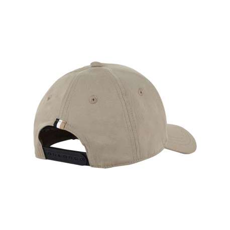 Casquette kaki unie pourvue d'une fermeture à strapback avec logo de la marque - Image 2