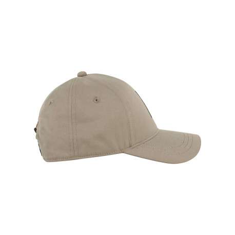 Casquette kaki unie pourvue d'une fermeture à strapback avec logo de la marque - Image 3