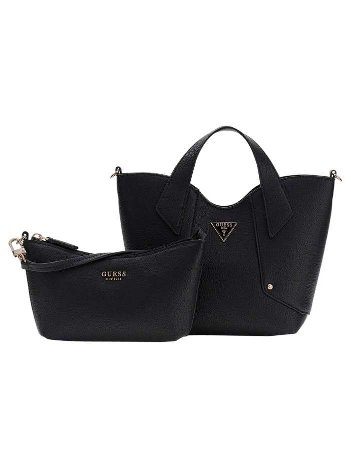 Sac à main noir en maille...