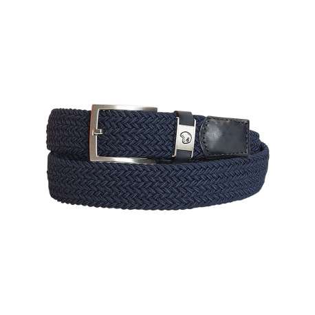 Ceinture marine unie pourvue d'une fermeture par boucle ardillon