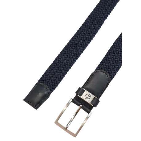 Ceinture marine unie pourvue d'une fermeture par boucle ardillon - Image 3