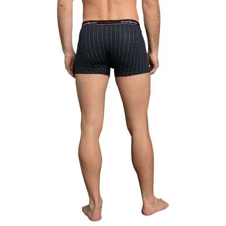 Lot de 2 boxers classiques en coton multicolores unis pourvu du nom de la marque - Image 4