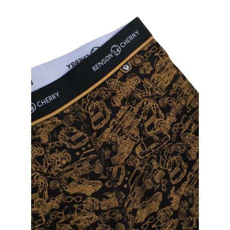 Lot de 2 boxers classiques en coton multicolores avec logo de la marque - Image 4