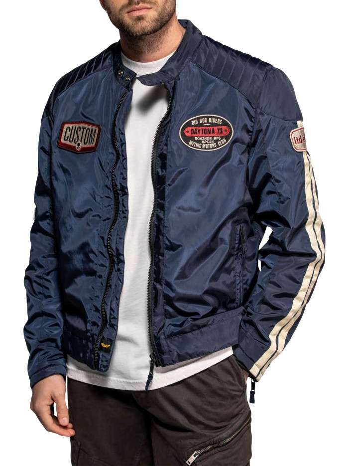 Blouson Gilmer marine à...
