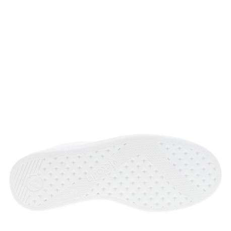 Tennis en cuir blanches avec un talon plat pourvu de lacets - Image 6