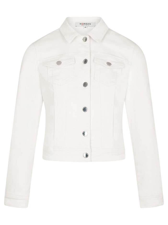 Blouson écru uni pourvu...