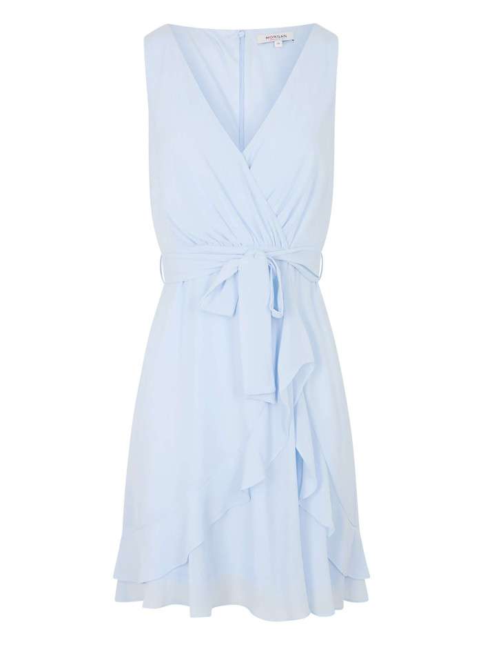 Robe courte bleue claire...