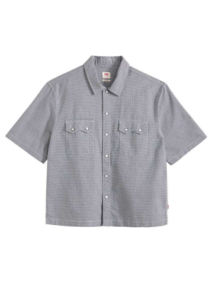 Chemise en coton blanche et...