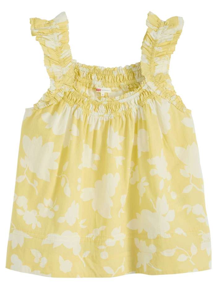 Débardeur en coton jaune...