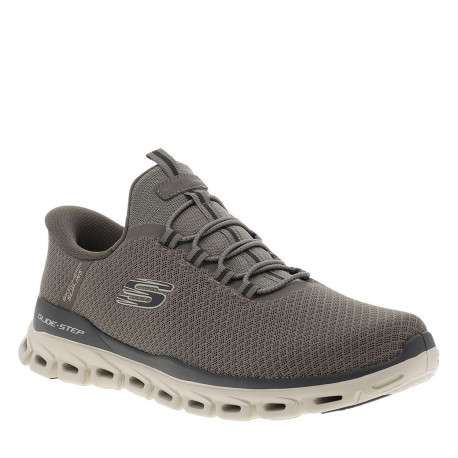 Baskets running brunes avec une semelle plate et une fermeture slip-on - Image 3