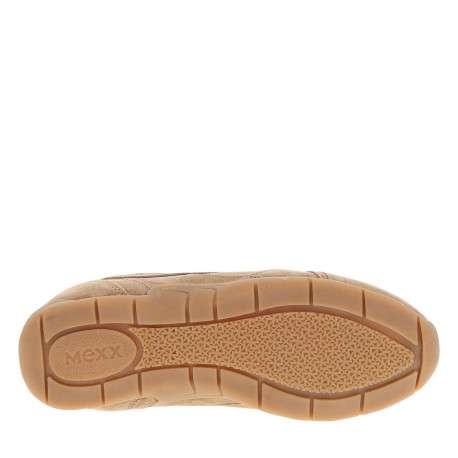 Baskets running en cuir camel avec un talon plat et des lacets - Image 5