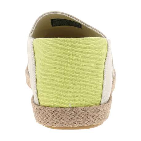 Espadrilles beiges avec un talon à talon plat et fermeture slip-on - Image 6