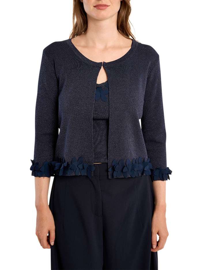Gilet marine uni pourvu...