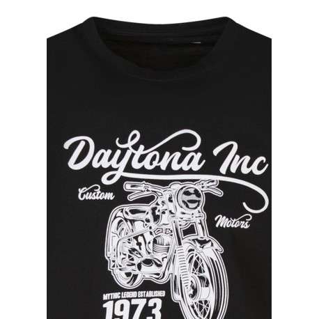 T-shirt Sherbrooke en coton noir à coupe droite pourvu d'un col rond - Image 3