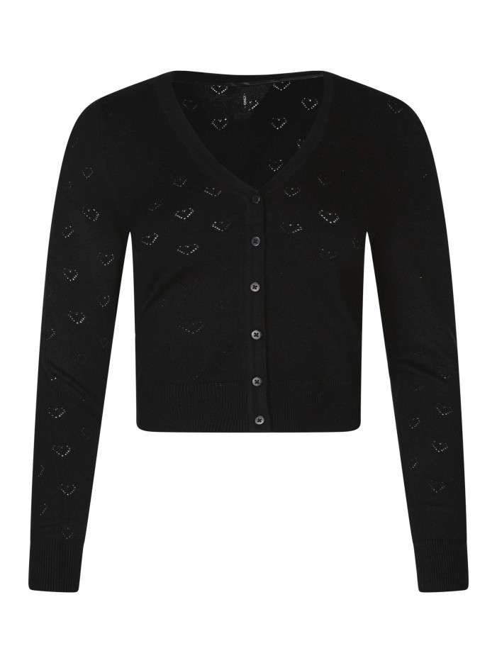 Gilet noir uni pourvu d'une...