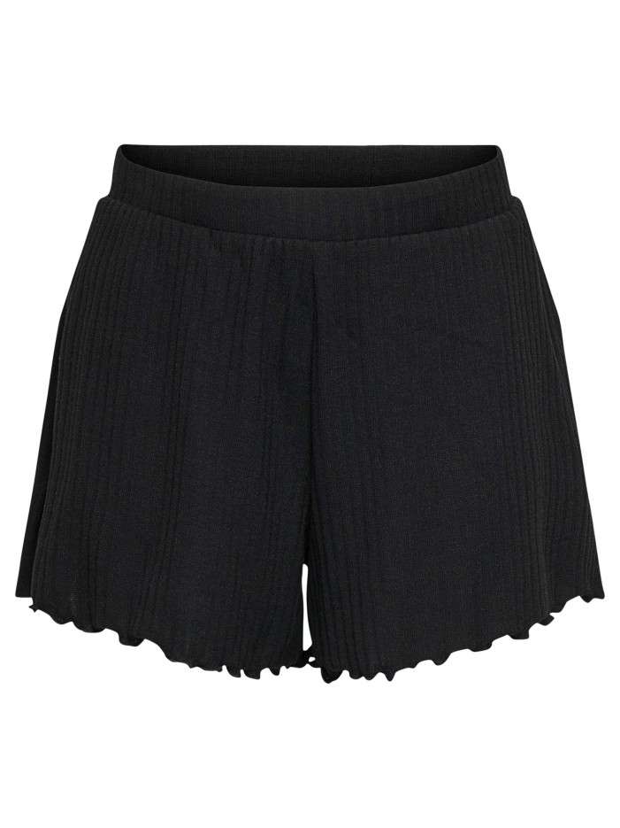 Short chino noir uni pourvu...