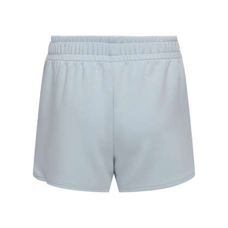 Short jogging ciel uni pourvu d'une coupe droite et d'une taille élastiquée - Image 2