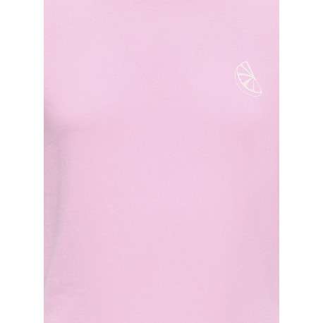 T-shirt en coton biologique rose uni pourvu d'un imprimé citron - Image 4