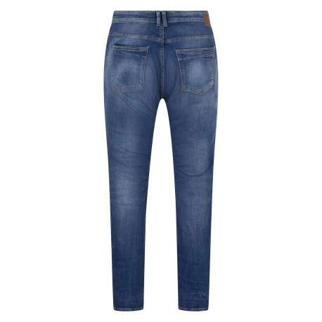 Jean 800/12 Jogg en coton bleu pourvu d’une coupe droite et de multiples poches - Image 2