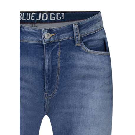 Jean 800/12 Jogg en coton bleu pourvu d’une coupe droite et de multiples poches - Image 3
