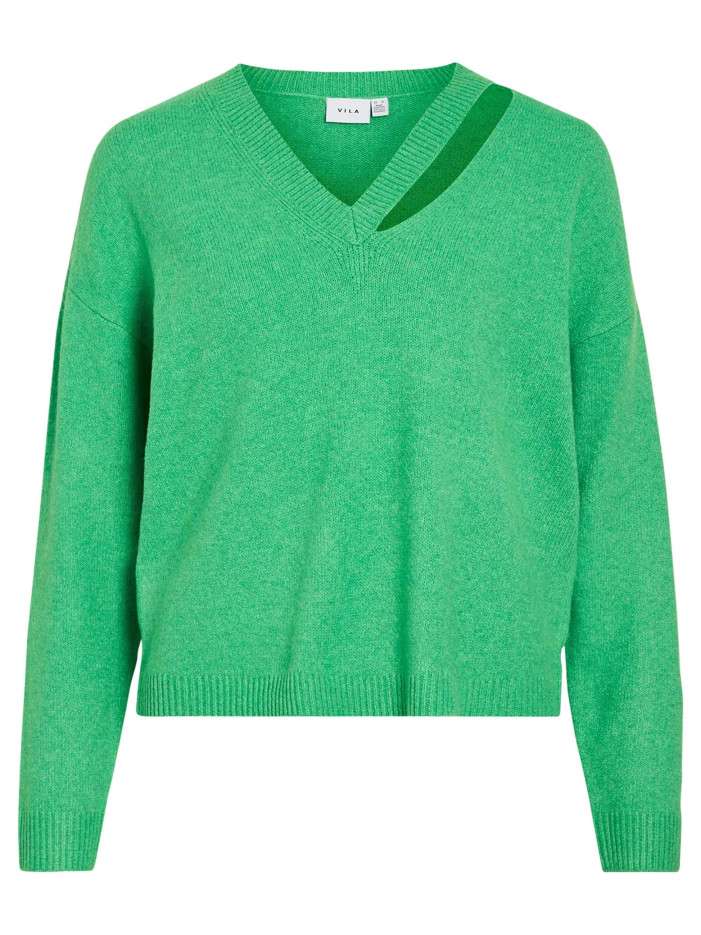 Pull vert uni avec une...