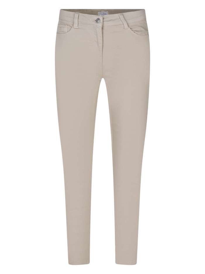 Pantalon beige uni pourvu...