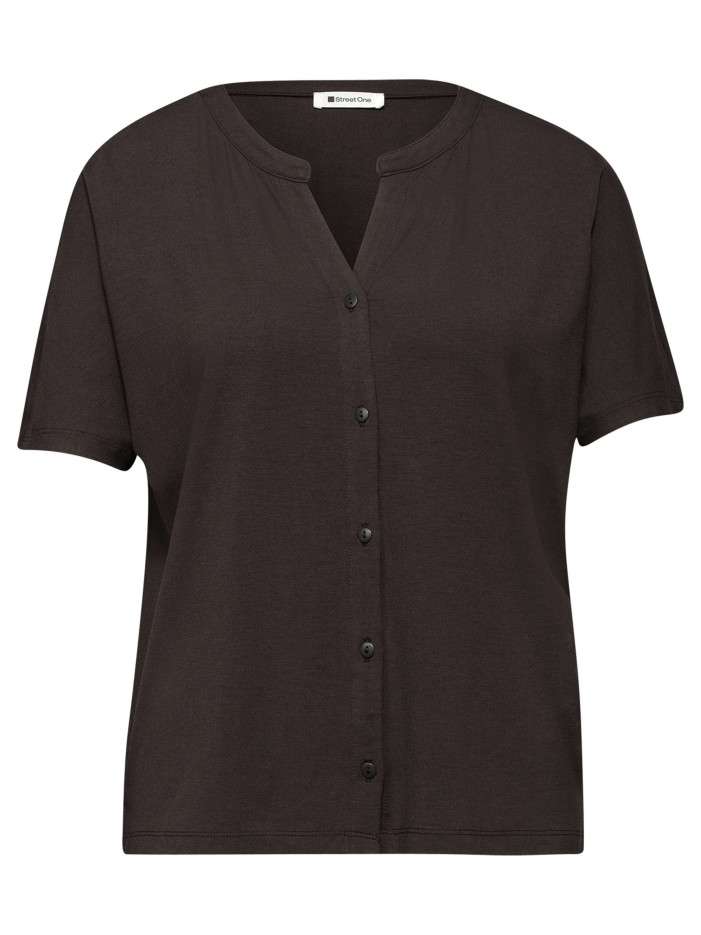 T-shirt chocolat uni avec...