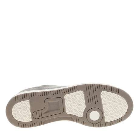 Tennis toile basse taupe à semelle plate avec une fermeture à lacet - Image 5
