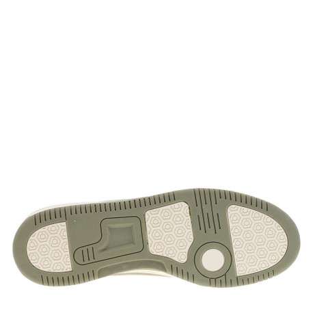 Tennis kaki à semelle plate avec des lacets et un zip latéral - Image 5
