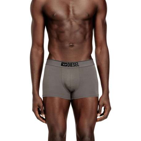 Lot de 3 boxers classiques ditsincts en coton multicolores unis - Image 2