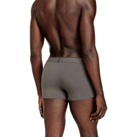 Lot de 3 boxers classiques ditsincts en coton multicolores unis - Image 3